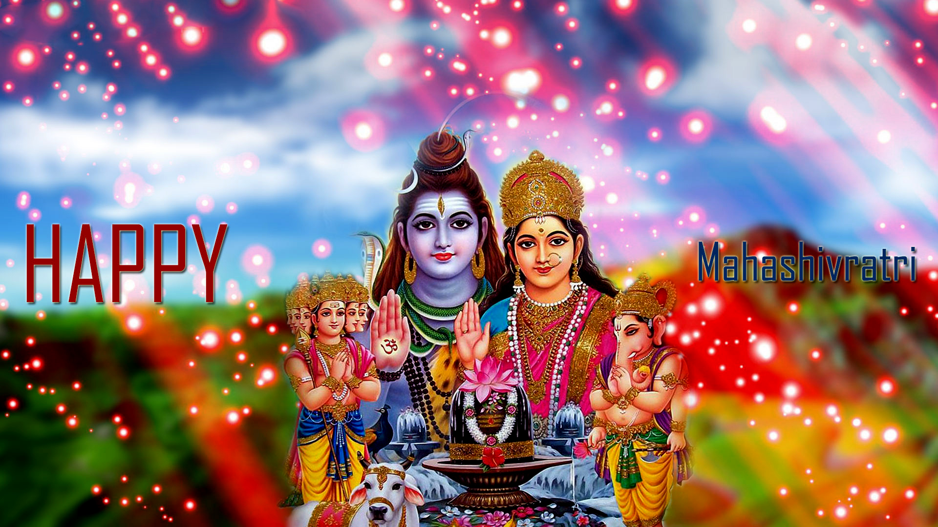 Maha Shivratri Shiv Parvati Family Images - God HD Wallpapers