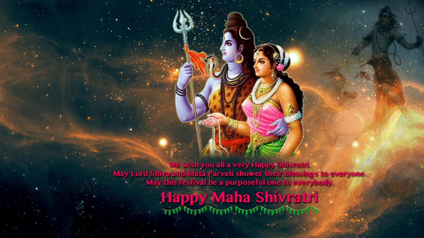 Shiv Parivar Shivratri Quotes Wallpaper Free Download - God HD ...