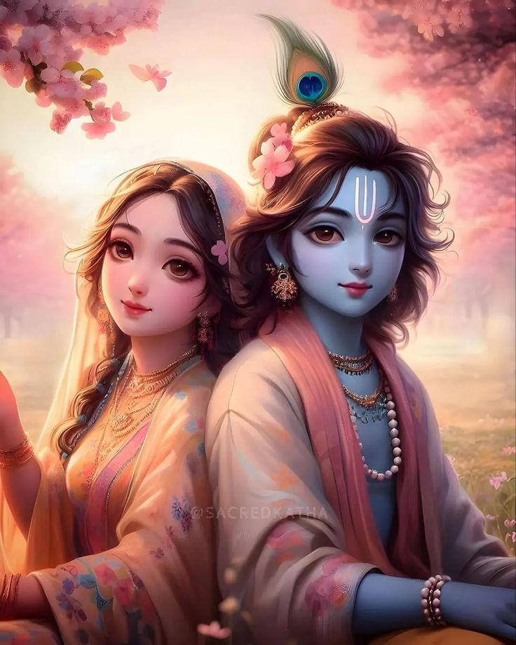 Beautiful Radha Krishna HD Wallpaper