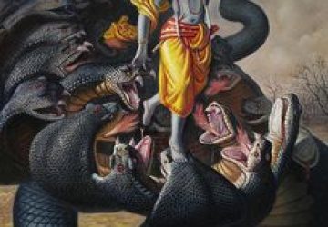 Krishna And Kaliya-Lord Krishna HD Image