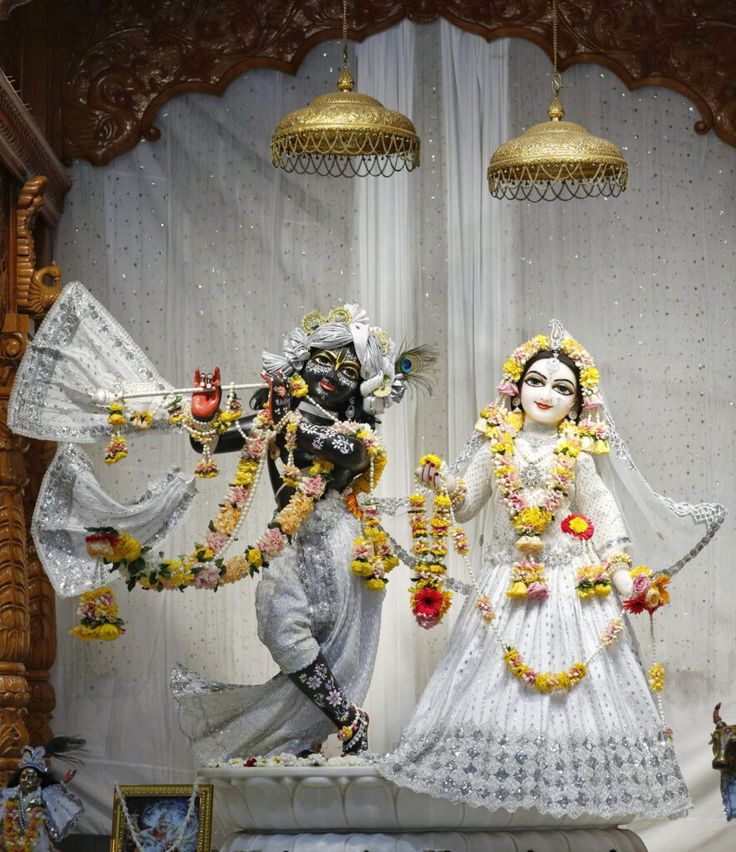 Radha Krishna Temple Image Beautiful Wallpaper
