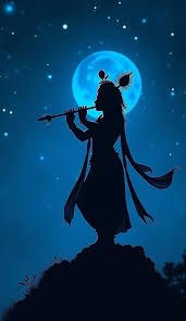 Krishna Aesthetic HD Wallpaper