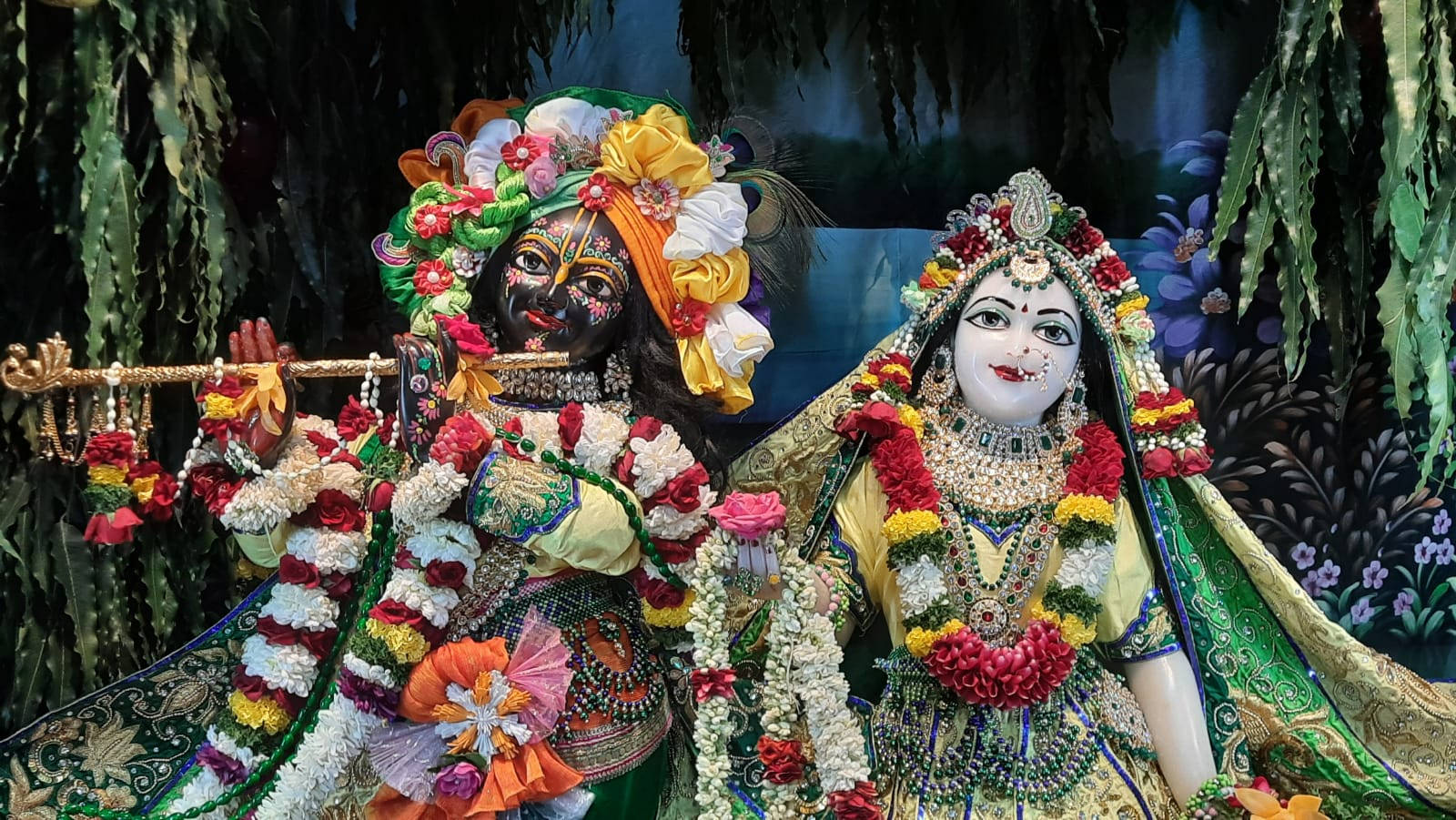 Radha And Krishna Iskcon HD Wallpaper